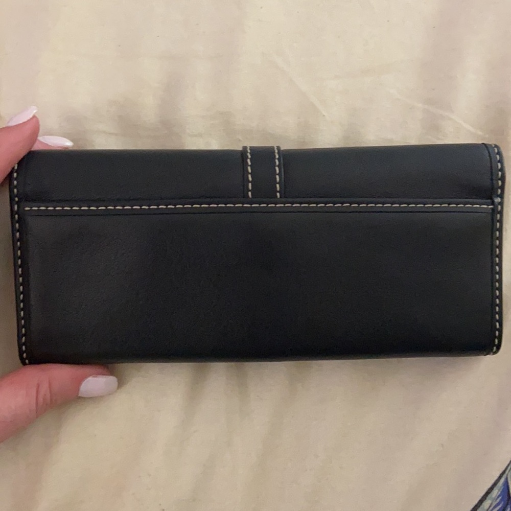 Coach Black Leather Clutch - Picture 4 of 4